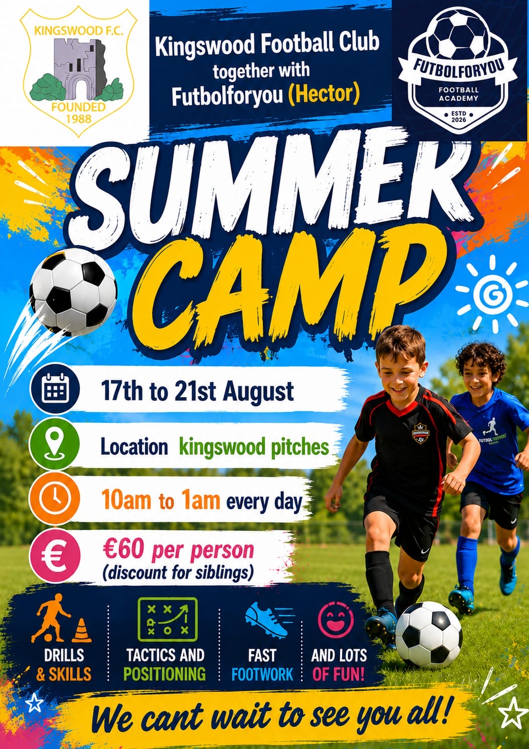 August camp flyer